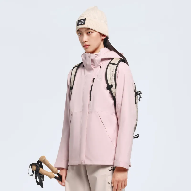 PELLIOT City Outdoor Collection Water Resistant Windproof Wear Resistant Warm Windbreaker Jacket Women's-31