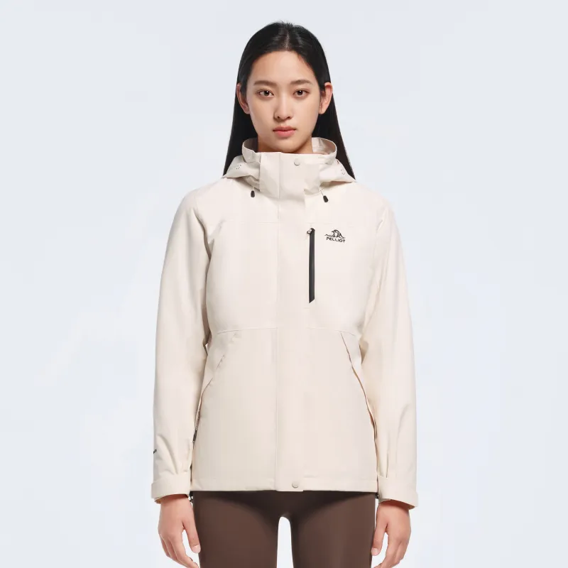 PELLIOT City Outdoor Collection Water Resistant Windproof Wear Resistant Warm Windbreaker Jacket Women's-9