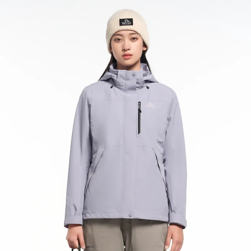 PELLIOT City Outdoor Collection Water Resistant Windproof Wear Resistant Warm Windbreaker Jacket Women's-23
