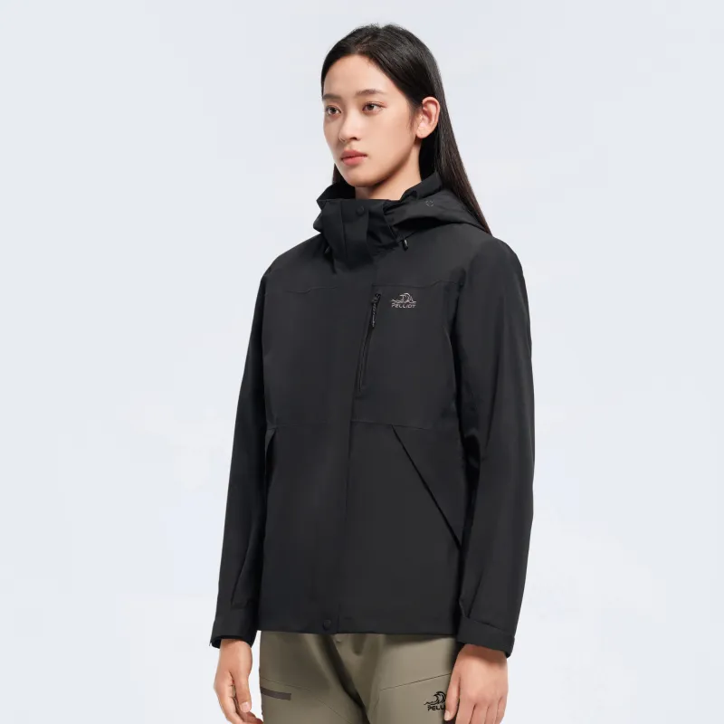 PELLIOT City Outdoor Collection Water Resistant Windproof Wear Resistant Warm Windbreaker Jacket Women's-3