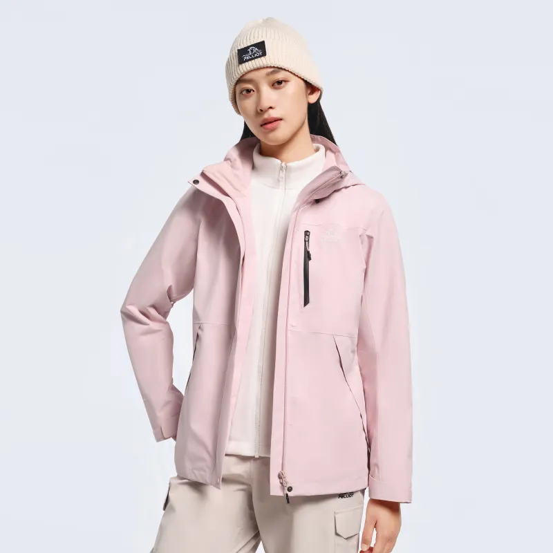 PELLIOT City Outdoor Collection Water Resistant Windproof Wear Resistant Warm Windbreaker Jacket Women's-34