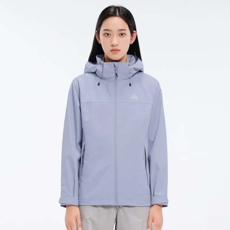 PELLIOT Water Resistant Windproof Breathable Wear Resistant Rainproof Windbreaker Jacket Women's-16