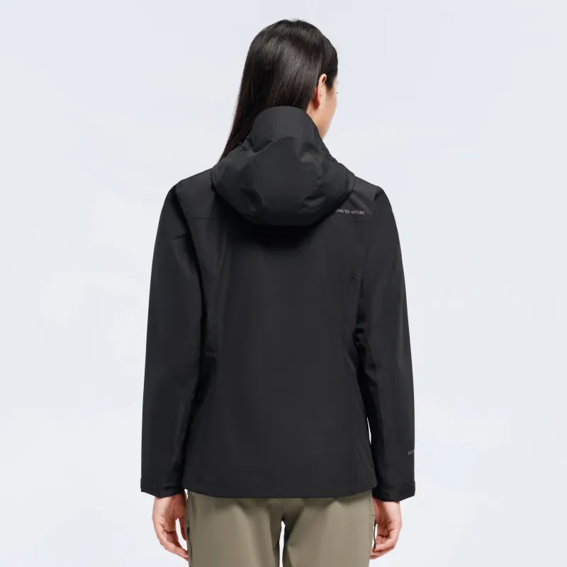 PELLIOT City Outdoor Collection Water Resistant Windproof Wear Resistant Warm Windbreaker Jacket Women's-4