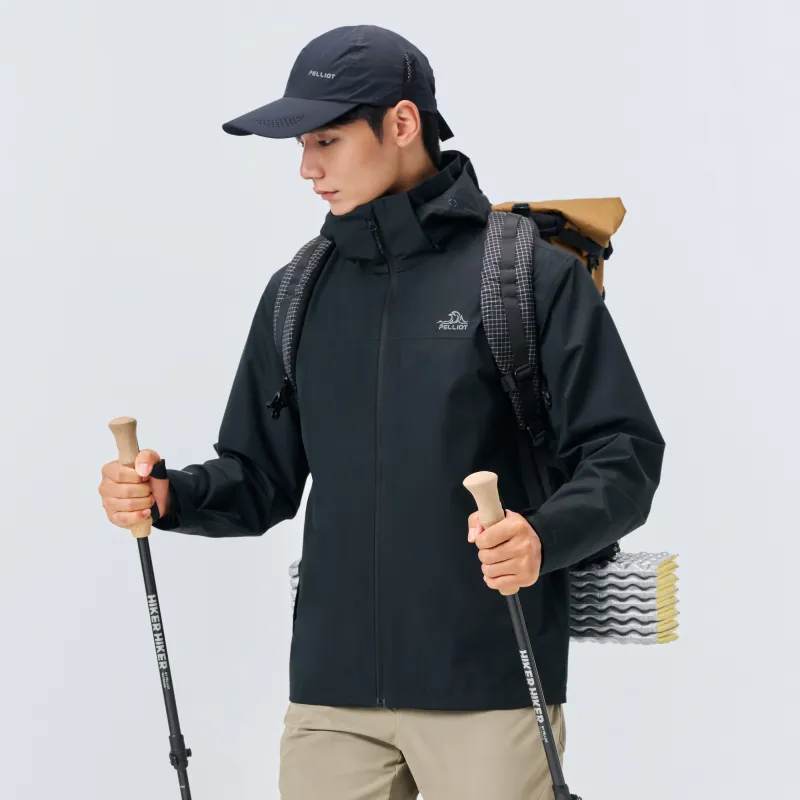 PELLIOT Waterproof, Windproof, Breathable, Abrasion Resistant, Rainproof Windbreaker Jacket Men's-5