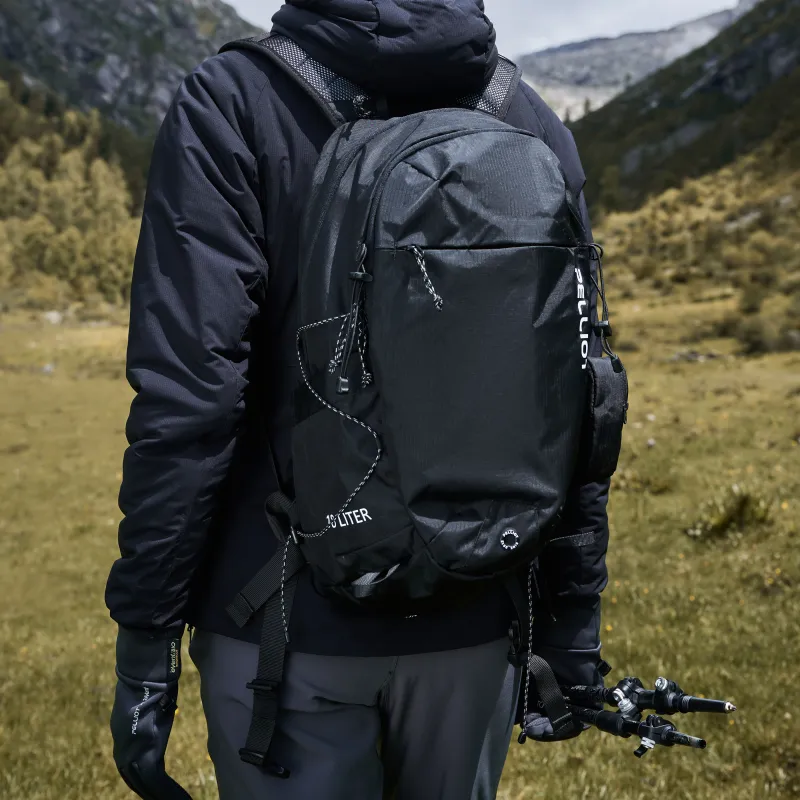 PELLIOT Water Repellent Backpack Regular Unisex Cobalt Blue, Ecru, Smoky Sage, Obsidian Black-5