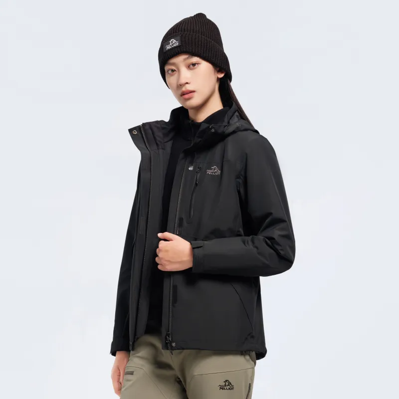 PELLIOT City Outdoor Collection Water Resistant Windproof Wear Resistant Warm Windbreaker Jacket Women's-5