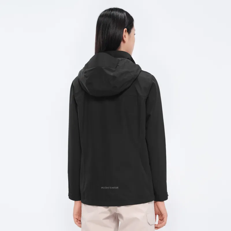 PELLIOT Water Resistant Windproof Breathable Wear Resistant Rainproof Windbreaker Jacket Women's-4