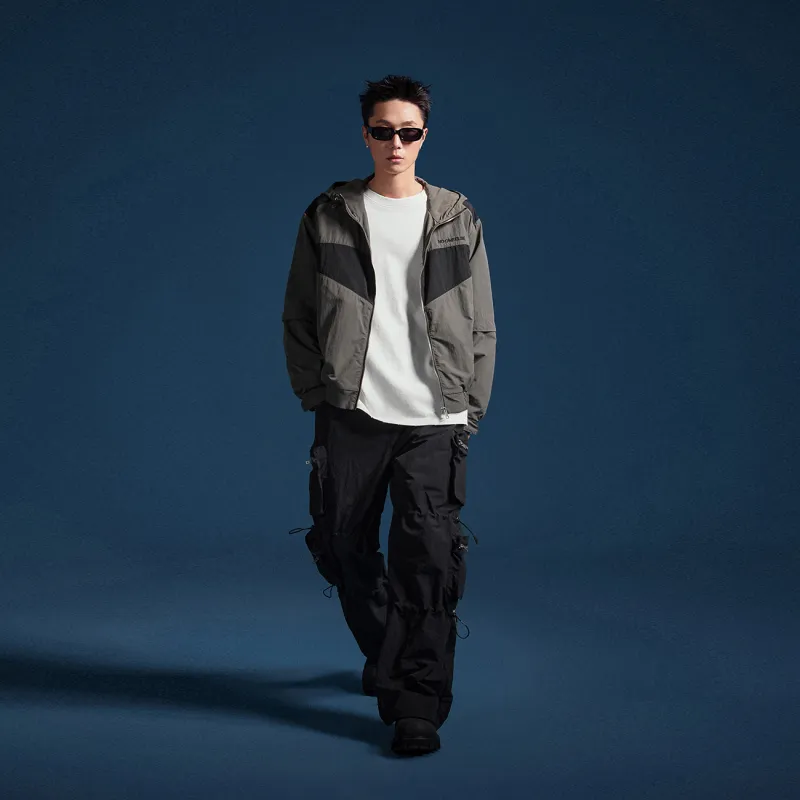 NO ONE ELSE Jackets Unisex Light Gray-2