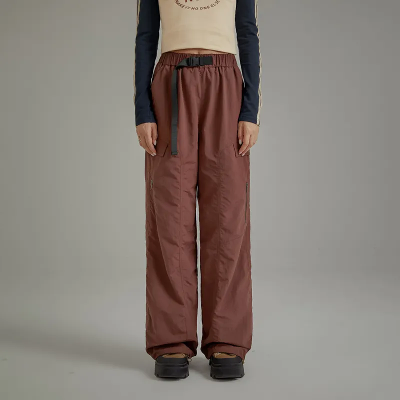 NO ONE ELSE Casual Pants Unisex Coffee-3