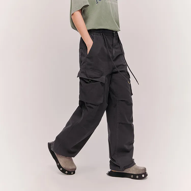 NO ONE ELSE Casual Pants Unisex-5