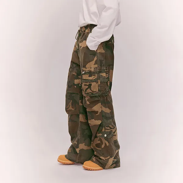 NO ONE ELSE 2024 Fall High Rise Casual Pants Unisex-6