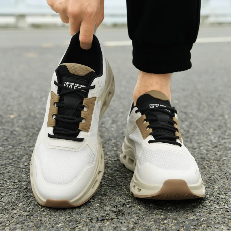 HLA Trendy Height Increasing Breathable Mesh Athletic Shoes Wear-Resistant Platform Casual Shoes Chunky Sneakers Men's-13