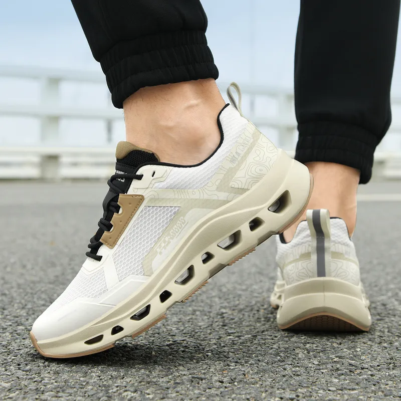 HLA Trendy Height Increasing Breathable Mesh Athletic Shoes Wear-Resistant Platform Casual Shoes Chunky Sneakers Men's-12