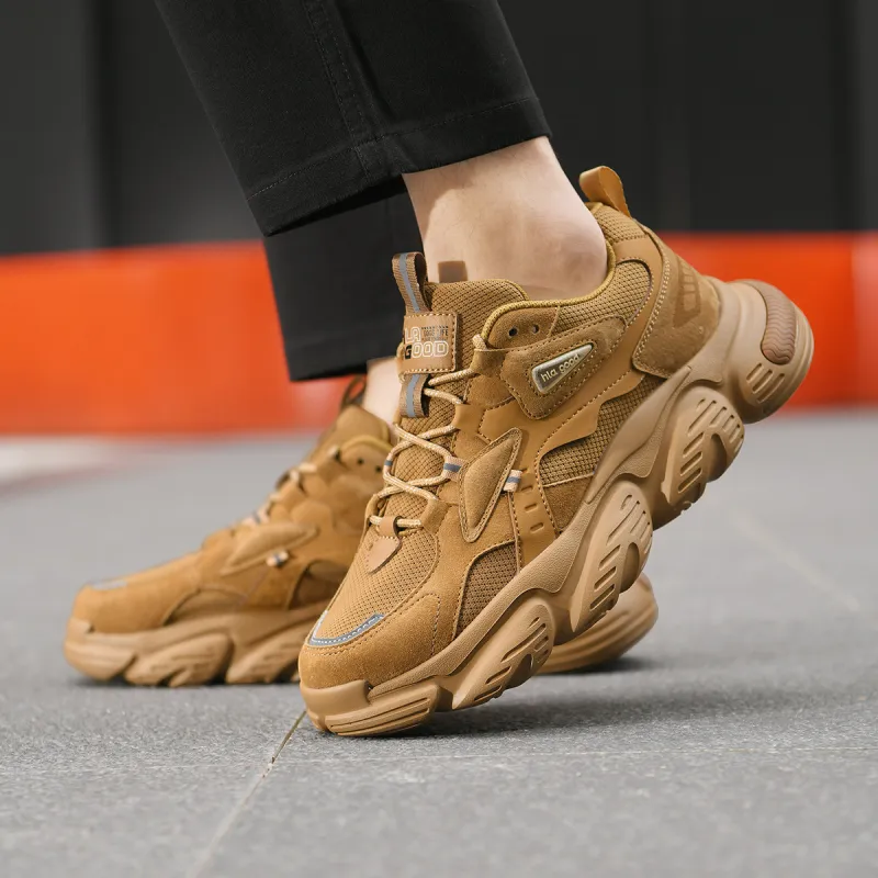 HLA Trendy Breathable Height Increasing Versatile Casual Shoes Platform Men's Athletic Shoes Men's-5