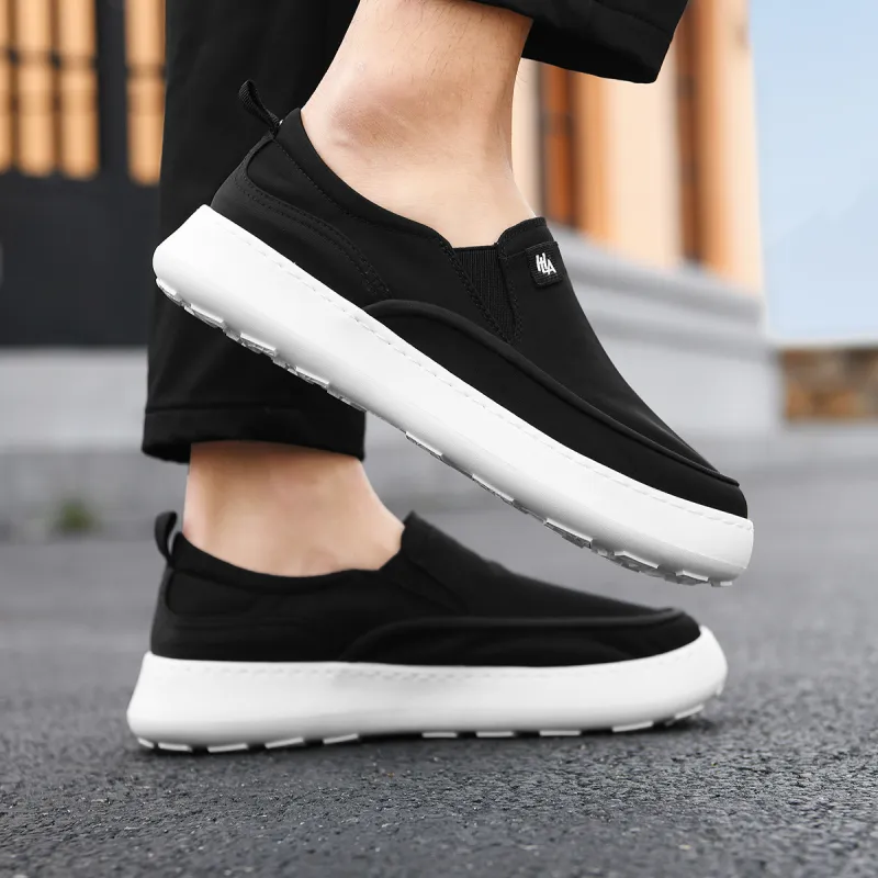 HLA Fashion Breathable Slip-on Men's Platform Slip-on Casual Shoes Men's-5