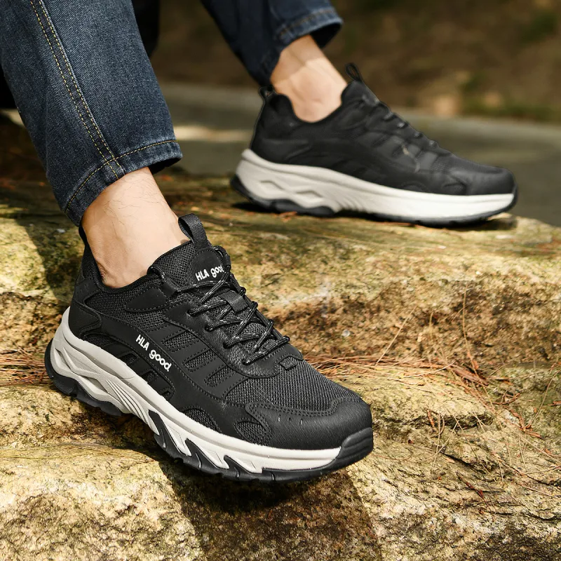 HLA Breathable Platform Height Increasing Athletic Shoes Casual Shoes Men-6