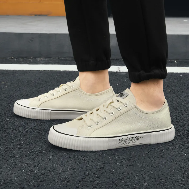 HLA Men's Shoes Trendy Versatile Breathable Casual Balmuda Classic Wear-Resistant Canvas Shoes-15