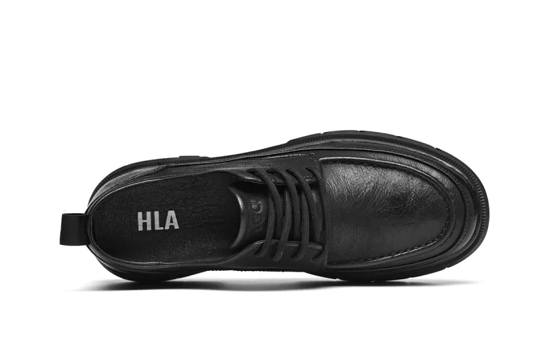 HLA Classic Wear-Resistant Versatile Low-Top Work Boots Men's Casual Shoes Leather Shoes Men's-2
