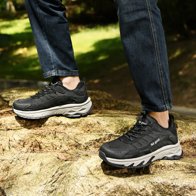 HLA Breathable Platform Height Increasing Athletic Shoes Casual Shoes Men-5