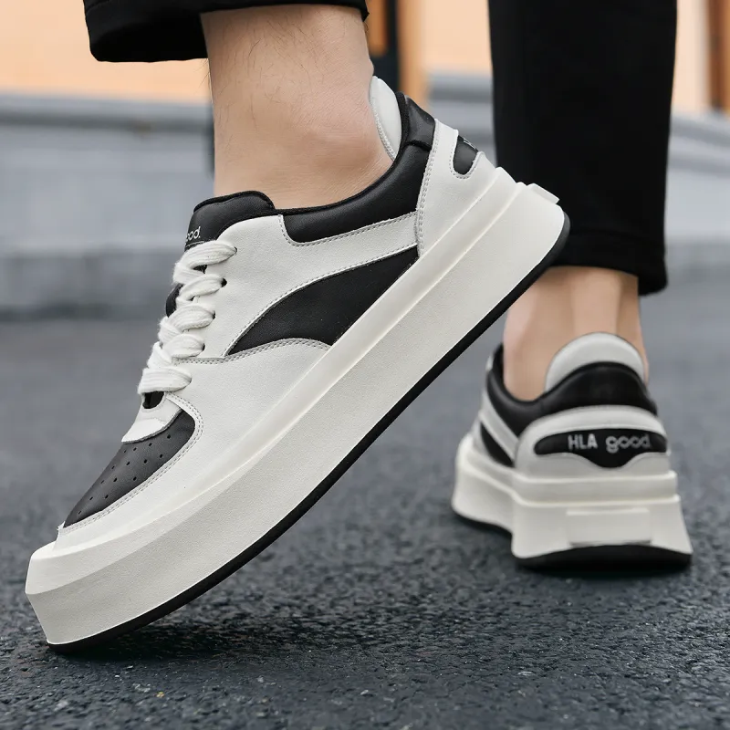 HLA Breathable Closed-Toe White Sneakers Casual Shoes Sports Skateboard Shoes For Men Men's-12