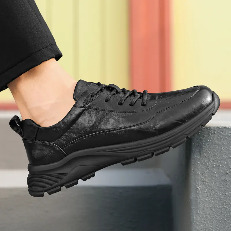 HLA Fashionable Versatile Height Increasing Wear Resistant Casual Shoes With Breathable Comfort Men's-7