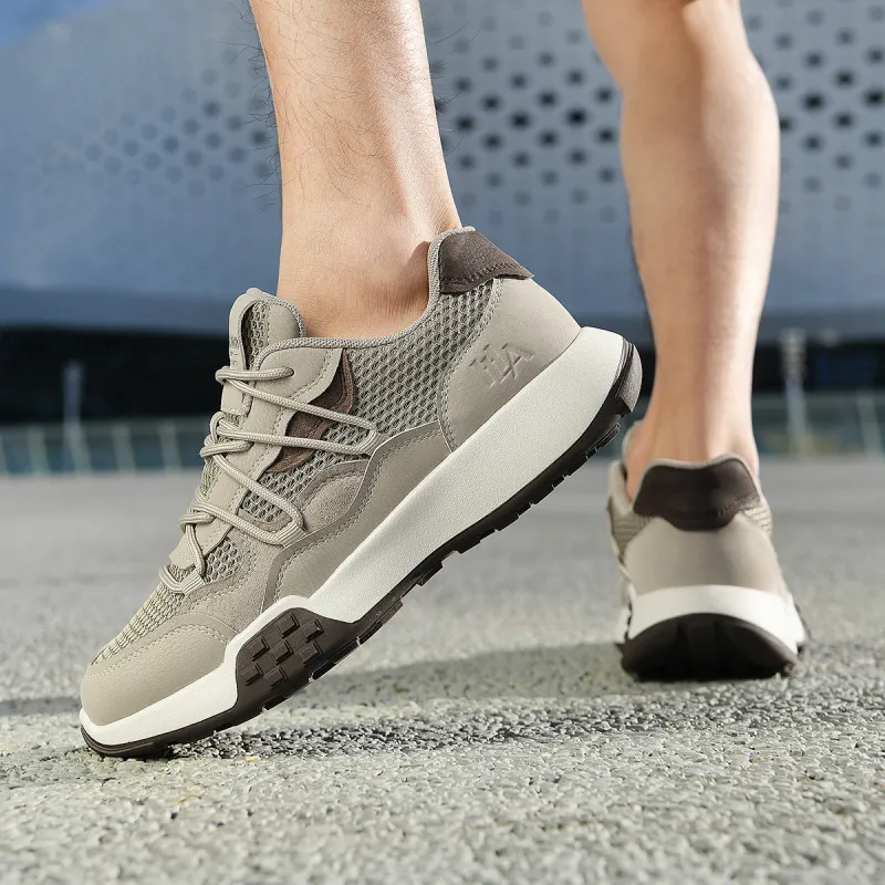 HLA Trendy Height Increasing Wear-Resistant Athletic Shoes Breathable Mesh Running Casual Shoes Men's-13