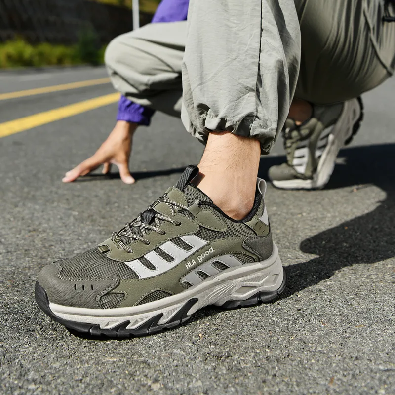 HLA Breathable Platform Height Increasing Athletic Shoes Casual Shoes Men-13