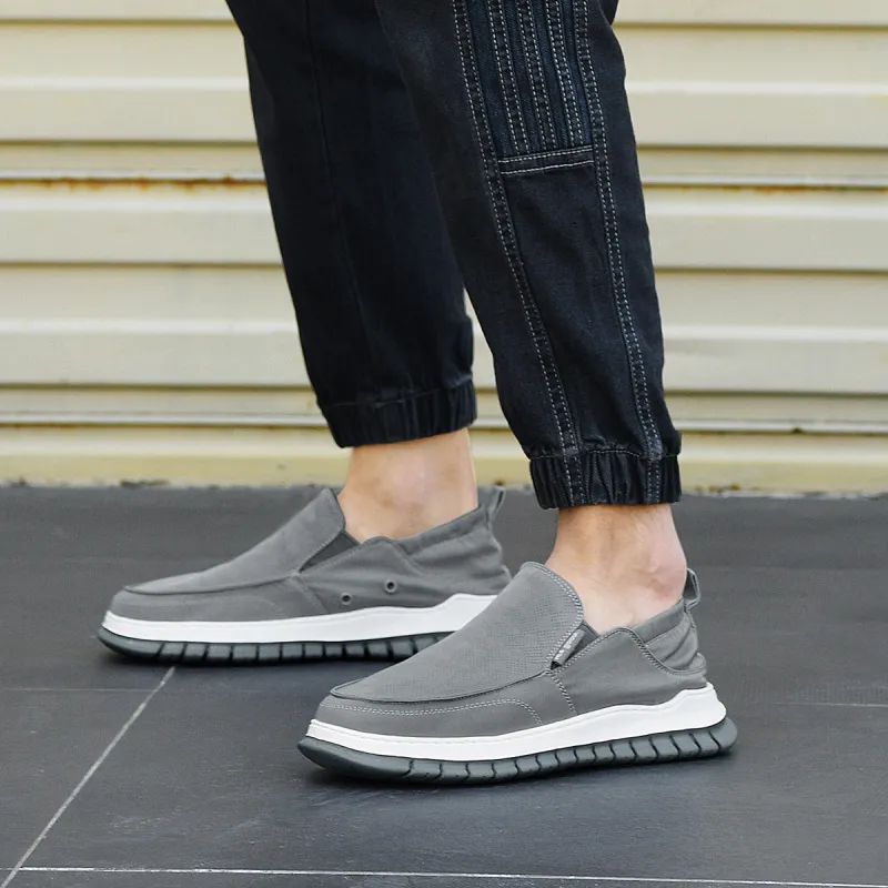 HLA Breathable Versatile Wear-Resistant Balmuda Comfortable Lightweight Slip-on Casual Shoes Men's-12