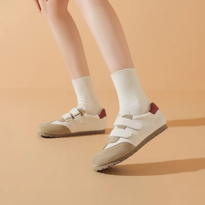 HLA Vintage Hook-and-Loop Slip-on Breathable Cortez Casual Shoes Women's-5