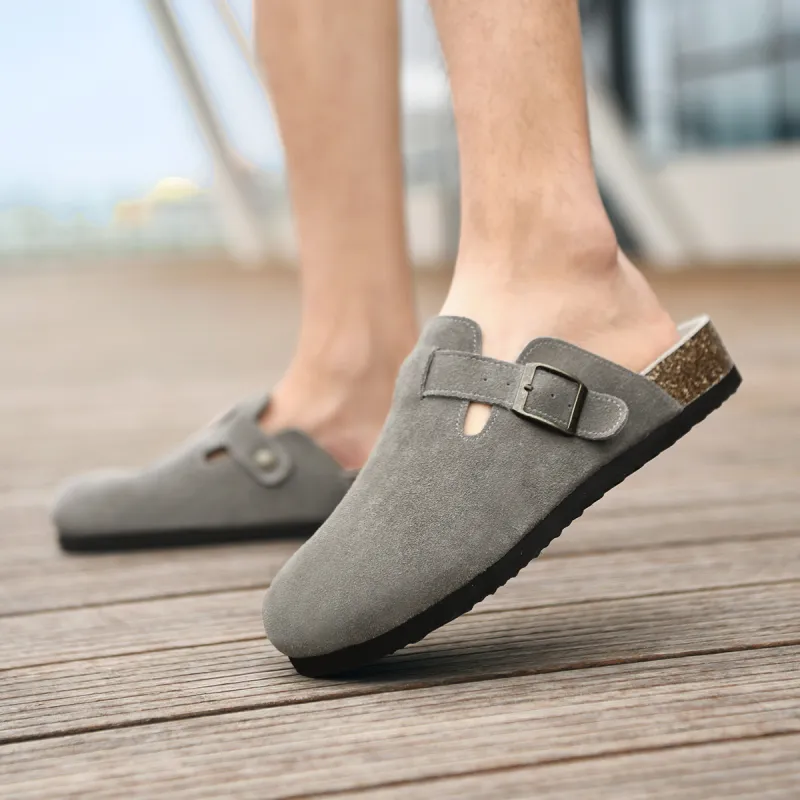 HLA Odor Resistant Abrasion Resistant Slip Resistant Wrap toe Slippers Men's-6