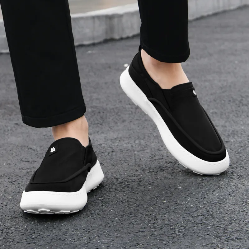 HLA Fashion Breathable Slip-on Men's Platform Slip-on Casual Shoes Men's-6