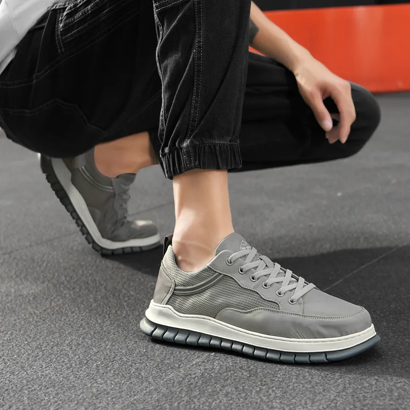 HLA Classic Comfortable Breathable Mesh Casual Shoes For Men Wear-Resistant Balmuda Shoes Men's-12