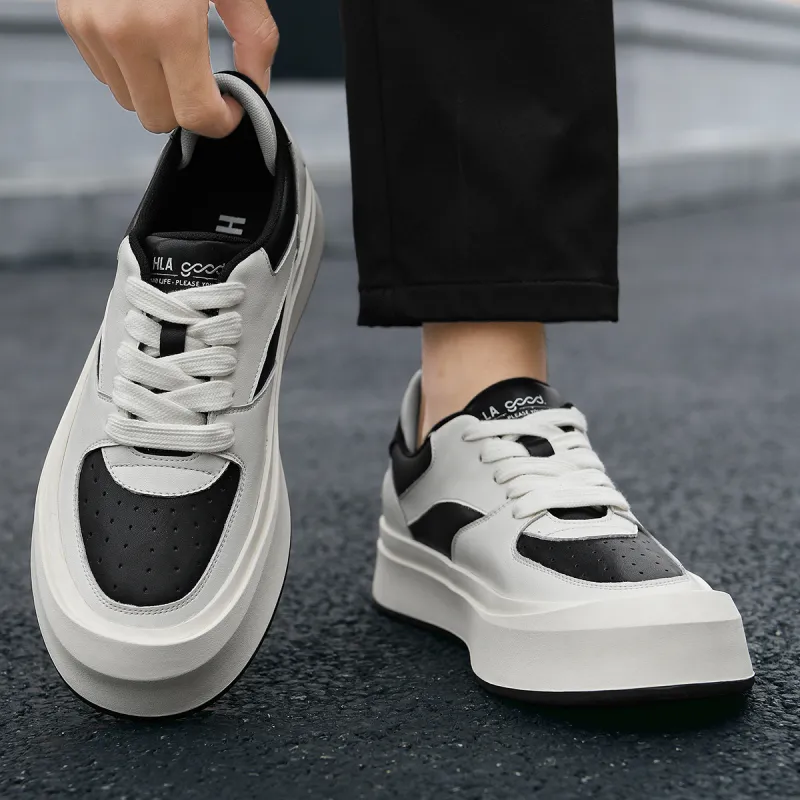 HLA Breathable Closed-Toe White Sneakers Casual Shoes Sports Skateboard Shoes For Men Men's-13