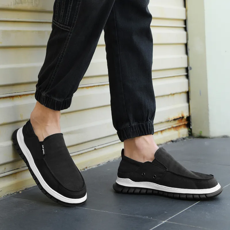 HLA Breathable Versatile Wear-Resistant Balmuda Comfortable Lightweight Slip-on Casual Shoes Men's-6