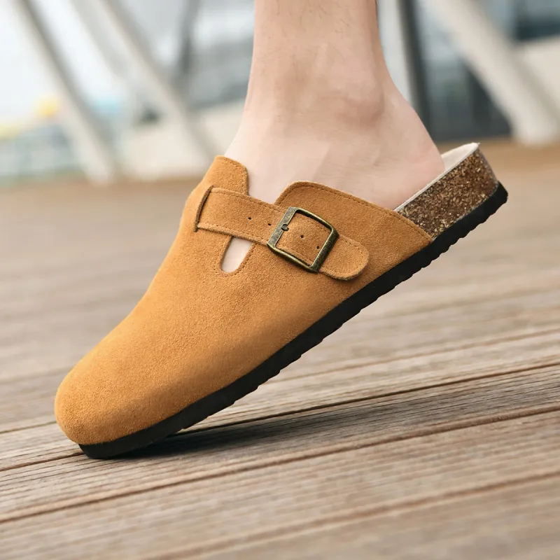HLA Odor Resistant Abrasion Resistant Slip Resistant Wrap toe Slippers Men's-19