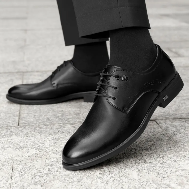 HLA Comfortable Versatile Dress Shoes Men-5