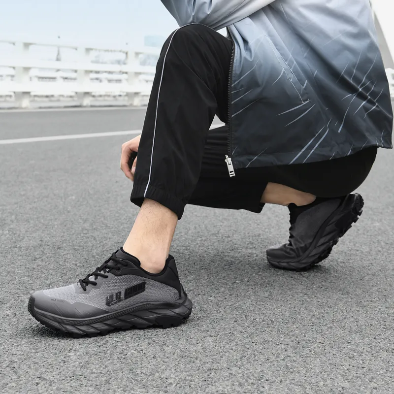 HLA Trendy Breathable Mesh Flyknit Lifestyle Casual Shoes With Height Increase Comfortable Athletic Shoes Men's-6