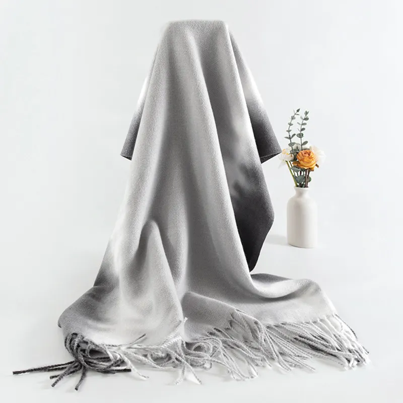 BAIJUAN Knit Scarves Unisex-5