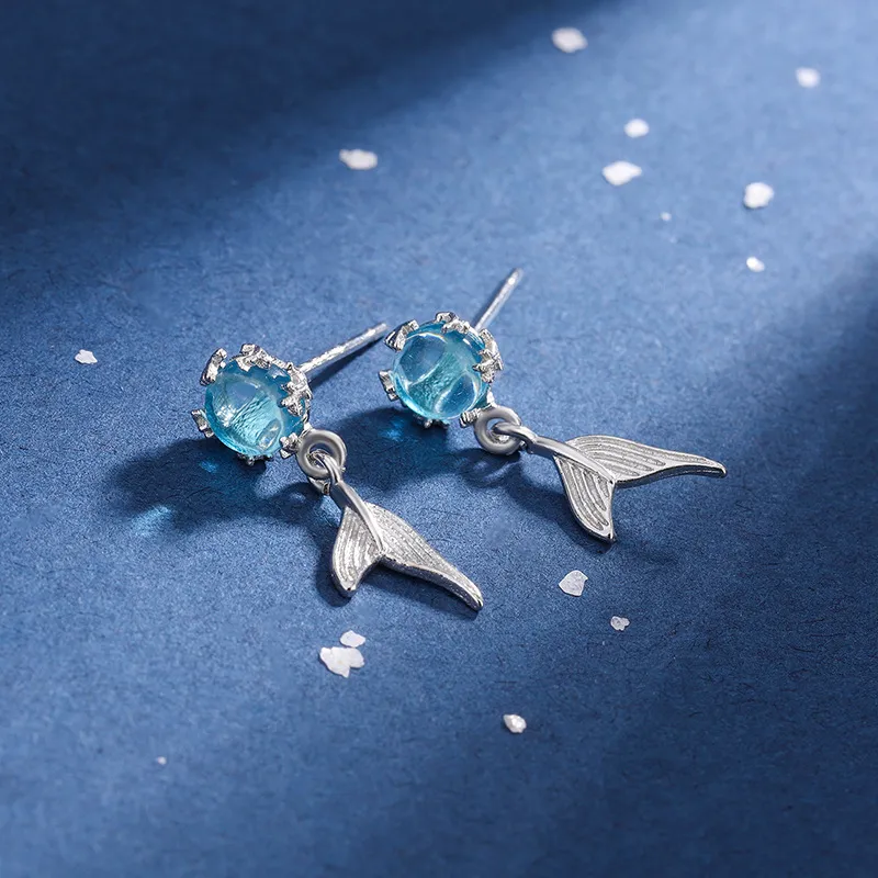 BAIJUAN Alloy With Zircon Stud Earrings Women's-2