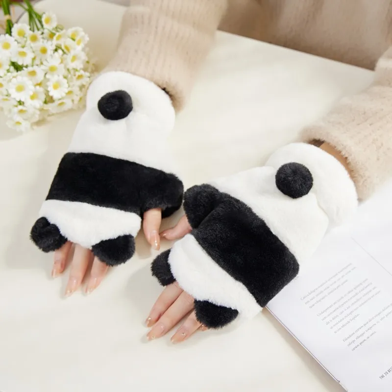 BAIJUAN Polyester Knit Gloves Unisex-1