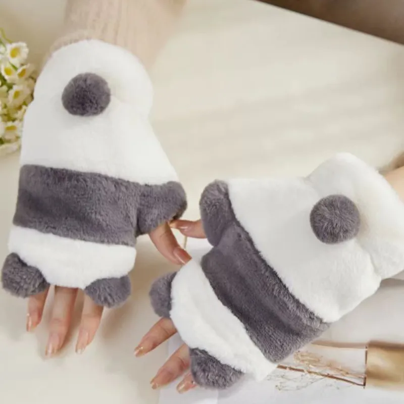 BAIJUAN Polyester Knit Gloves Unisex-3
