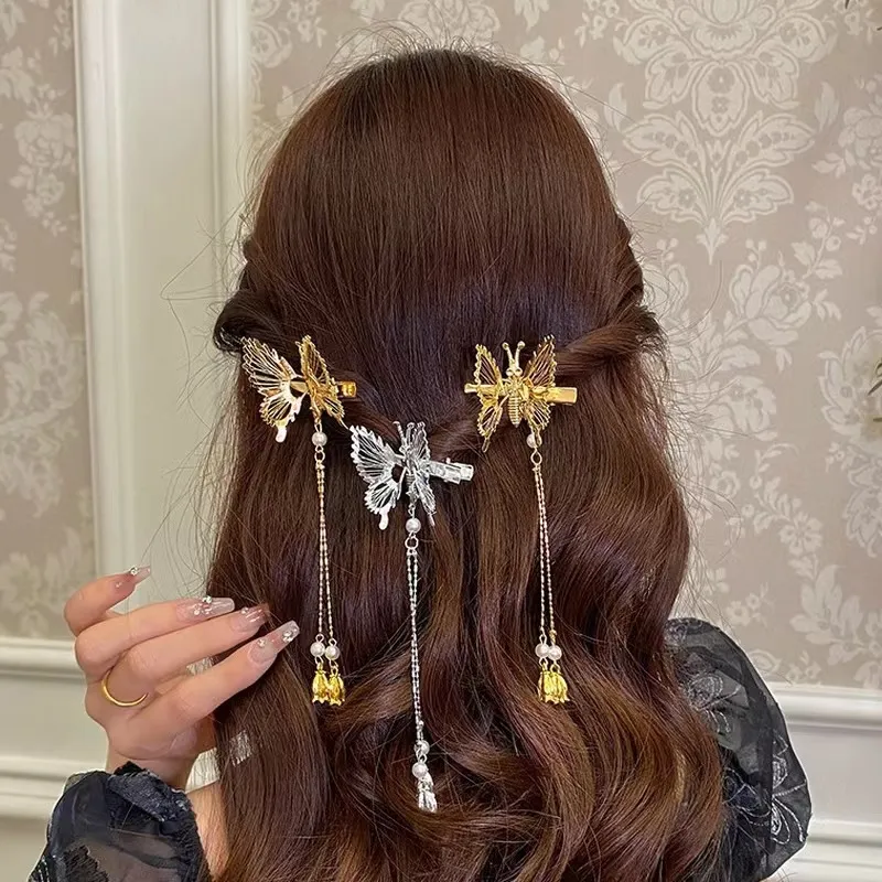 BAIJUAN Alloy Hair Clips Women's-2