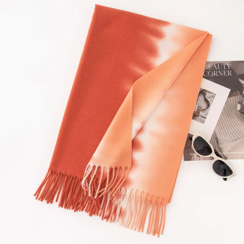 BAIJUAN Polyester Knit Scarves Unisex-3