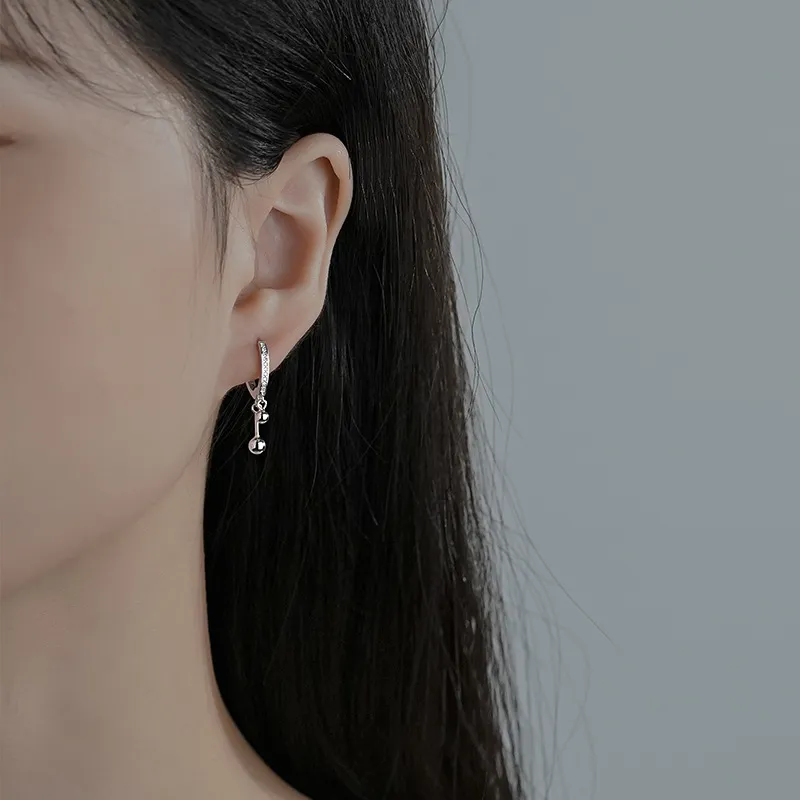 BAIJUAN S925 Silver Earrings Women's-3