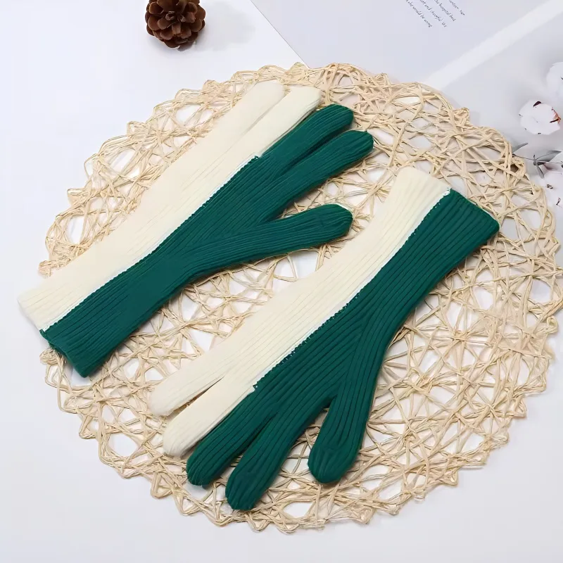 BAIJUAN Acrylic Knit Gloves Unisex-3