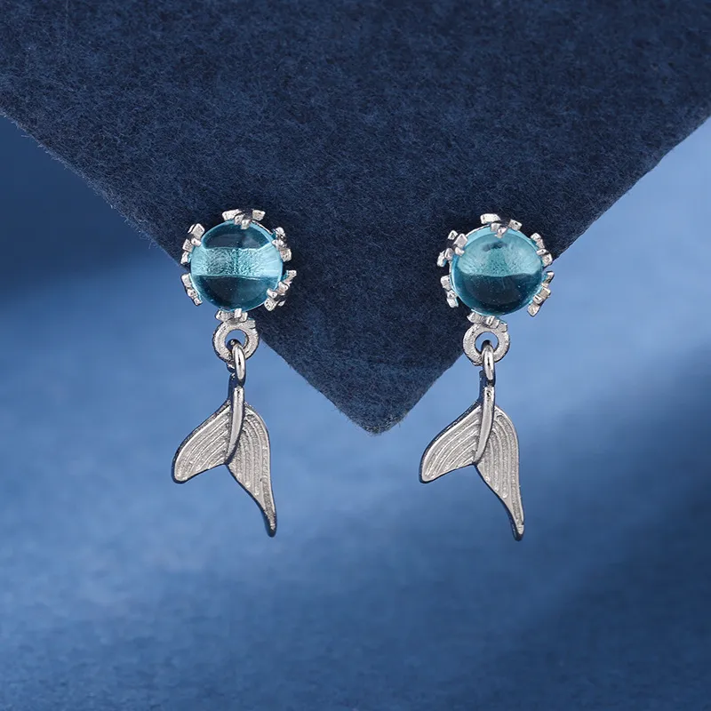 BAIJUAN Alloy With Zircon Stud Earrings Women's-3