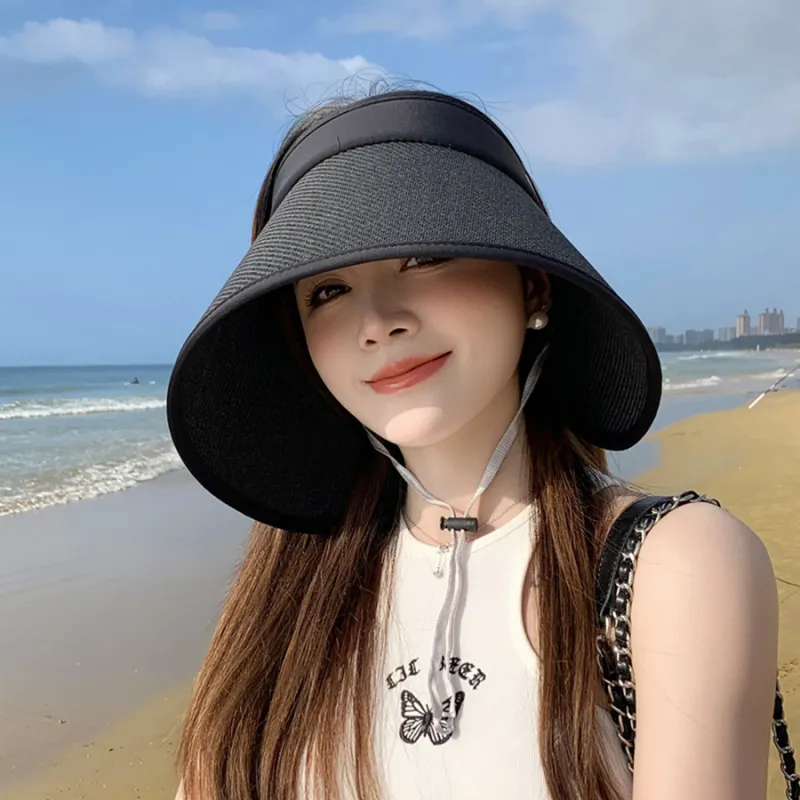 BAIJUAN Straw Woven Polyester Sun Protection Hats Unisex-1
