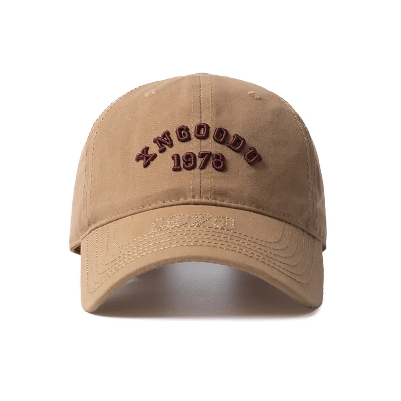 BAIJUAN Cotton Face Enhancing Sun Protection Baseball Cap Unisex-2