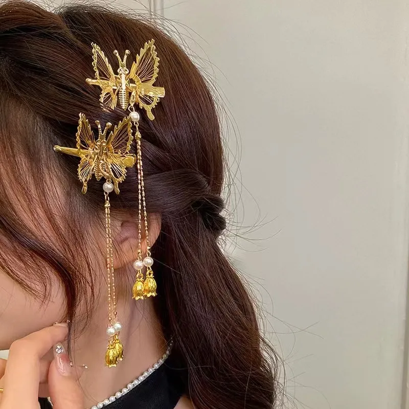 BAIJUAN Alloy Hair Clips Women's-3