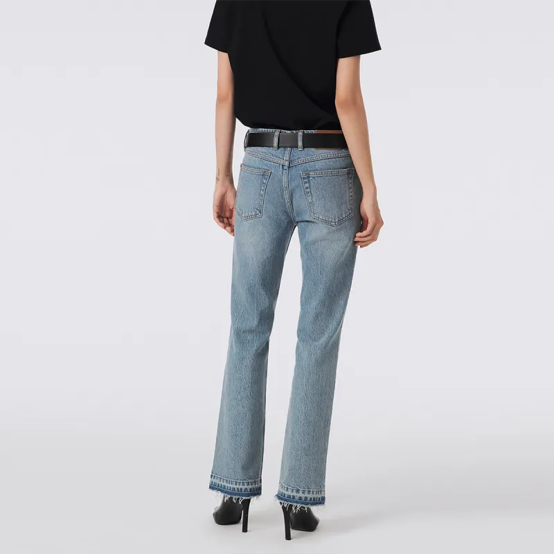 LINCchic Jeans Women's Dark Gray Blue-3
